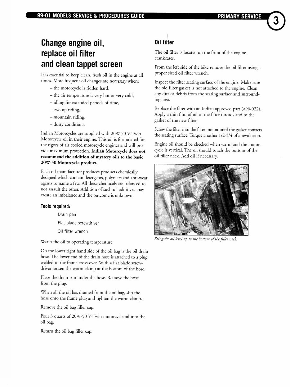 1999-2003 Indian Chief Service & Repair Manual preview img 9
