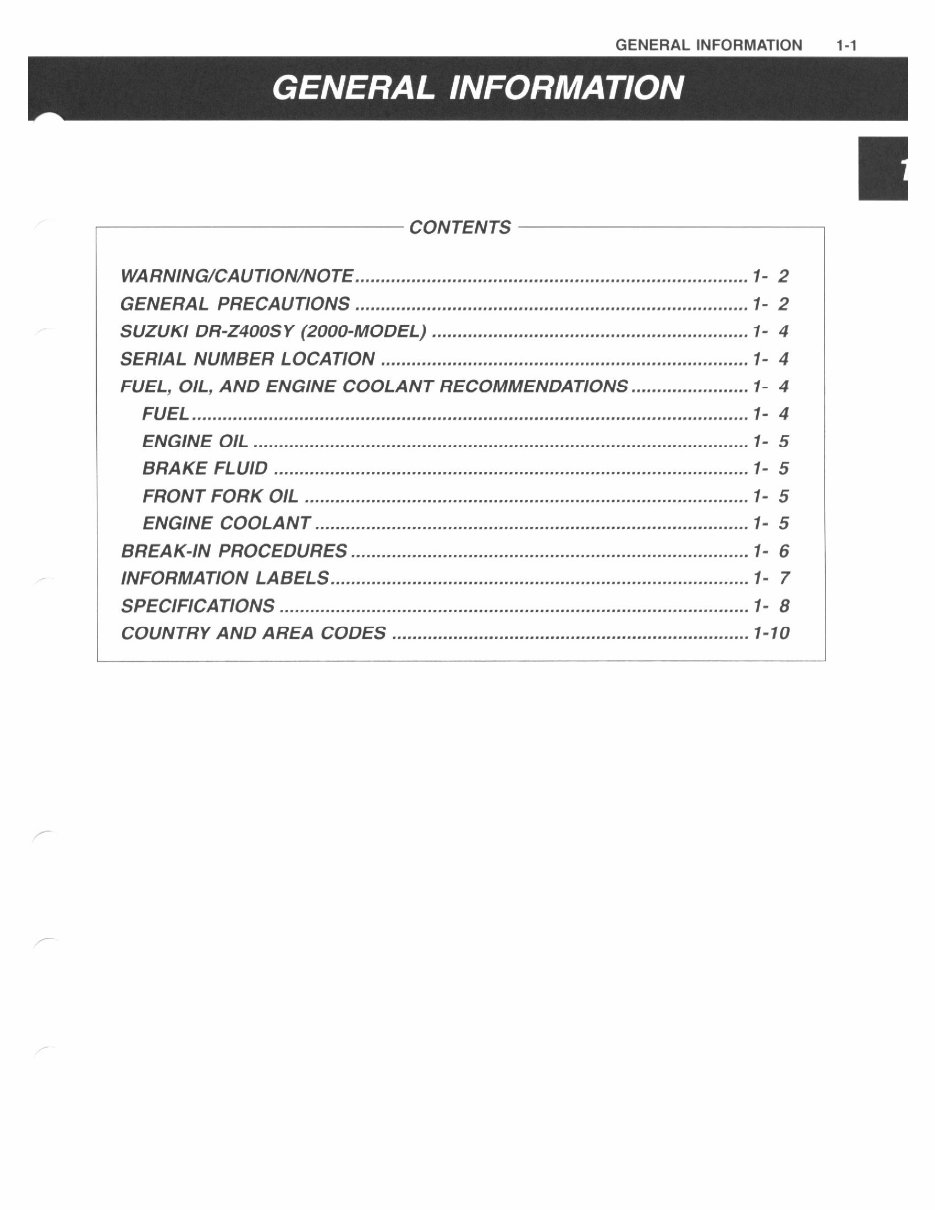 Suzuki DRZ400 DRZ 400 DR-Z400 00-07 Workshop Manual preview img 4
