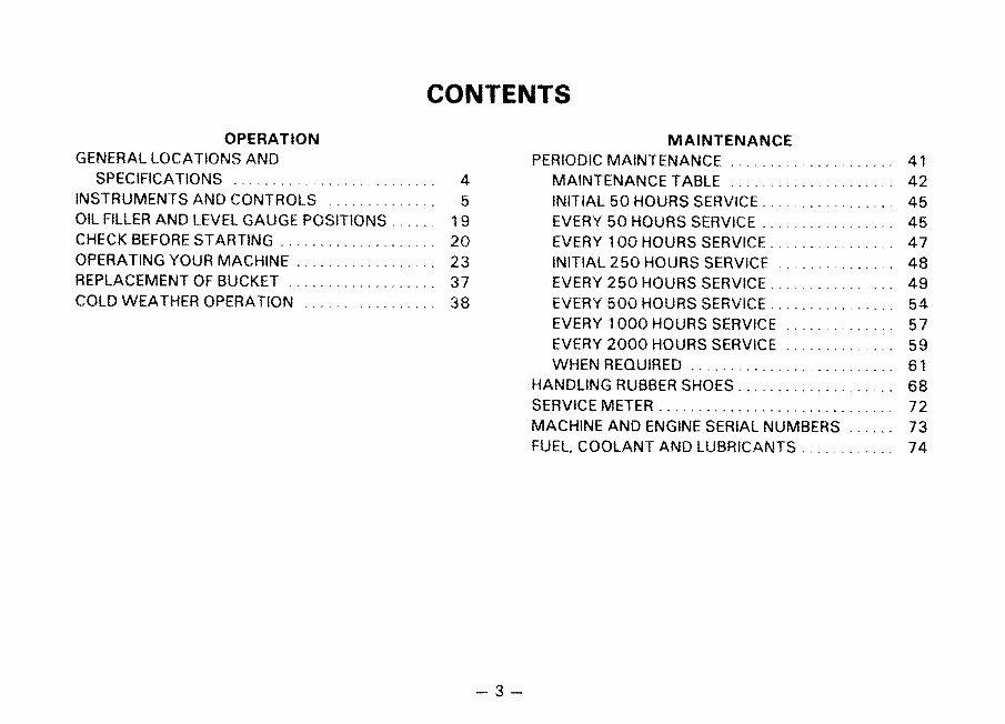Komatsu PC40-6 Hydraulic Excavator Operation Maintenance Owners Manual preview img 4