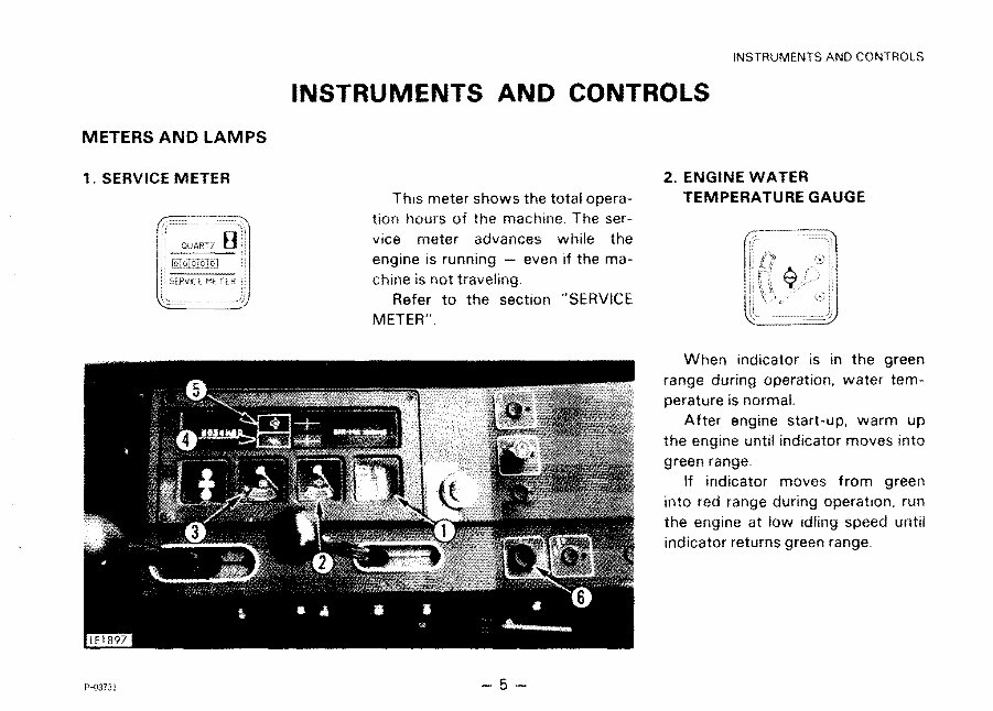 Komatsu PC40-6 Hydraulic Excavator Operation Maintenance Owners Manual preview img 6