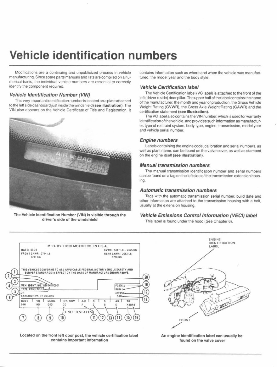 1990 Ford Mustang Service & Repair Manual preview img 8