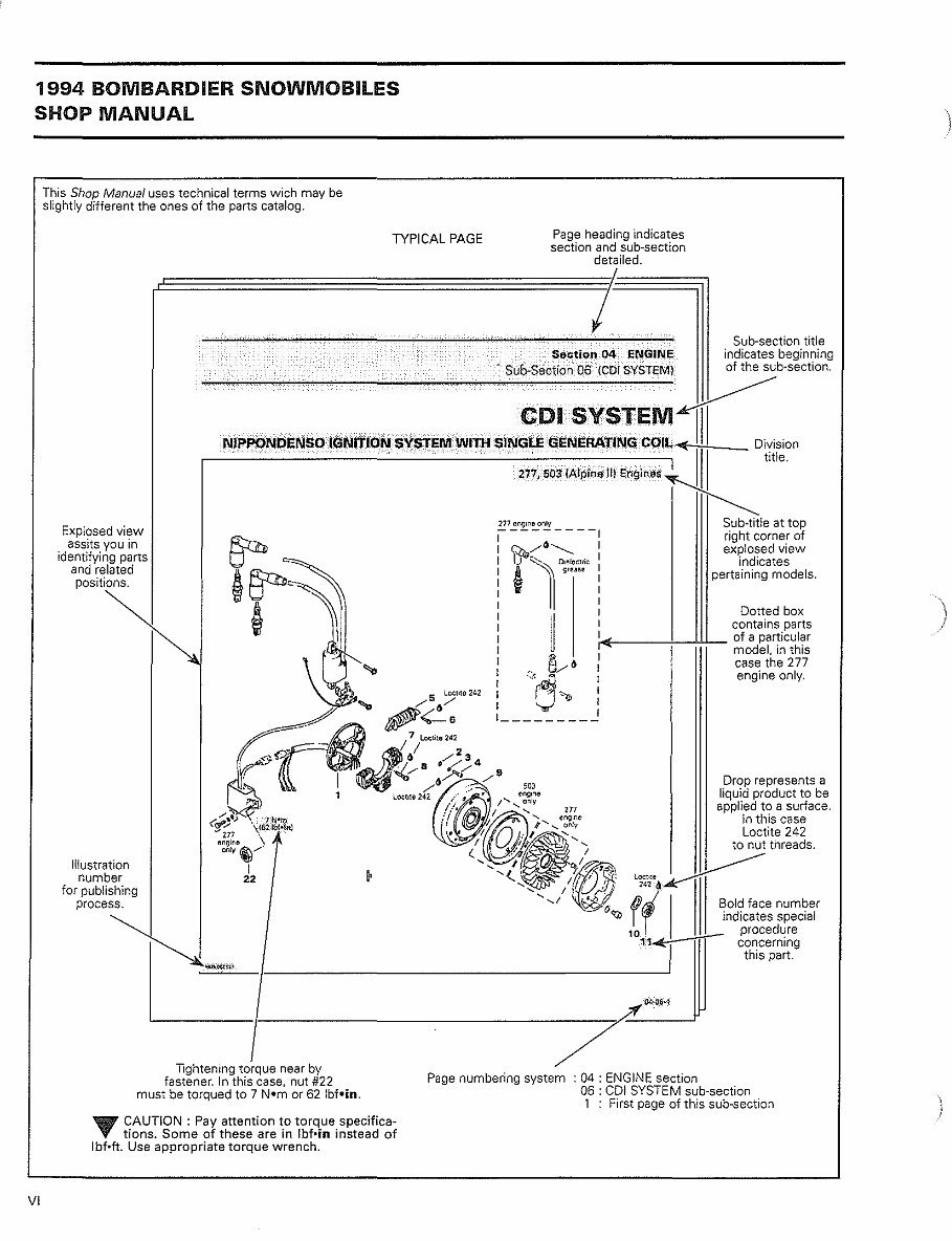 1994 Ski-Doo Formula Z Factory Service & Work Shop Manual preview img 6