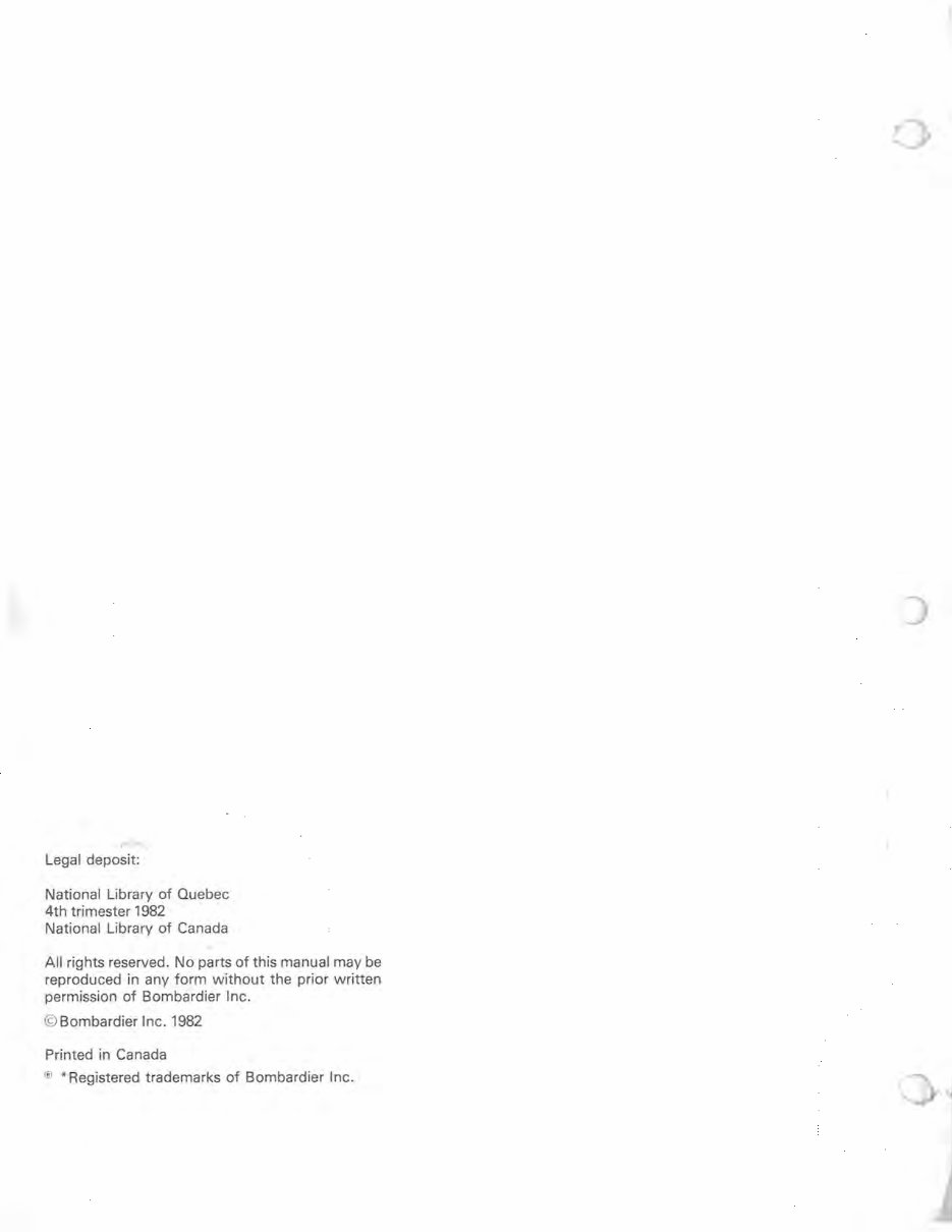 1983 SKI DOO CITATION 4500 Factory Service & Work Shop Manual preview img 2