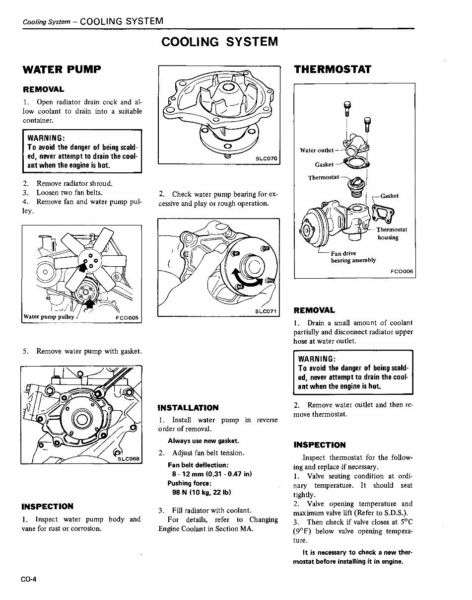 Nissan F03 Series Forklift Internal Combustion Workshop Service Repair Manual preview img 4