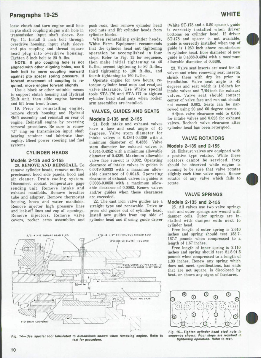White 2-135 & 2-155 Tractors Complete Workshop Service Repair Manual preview img 9
