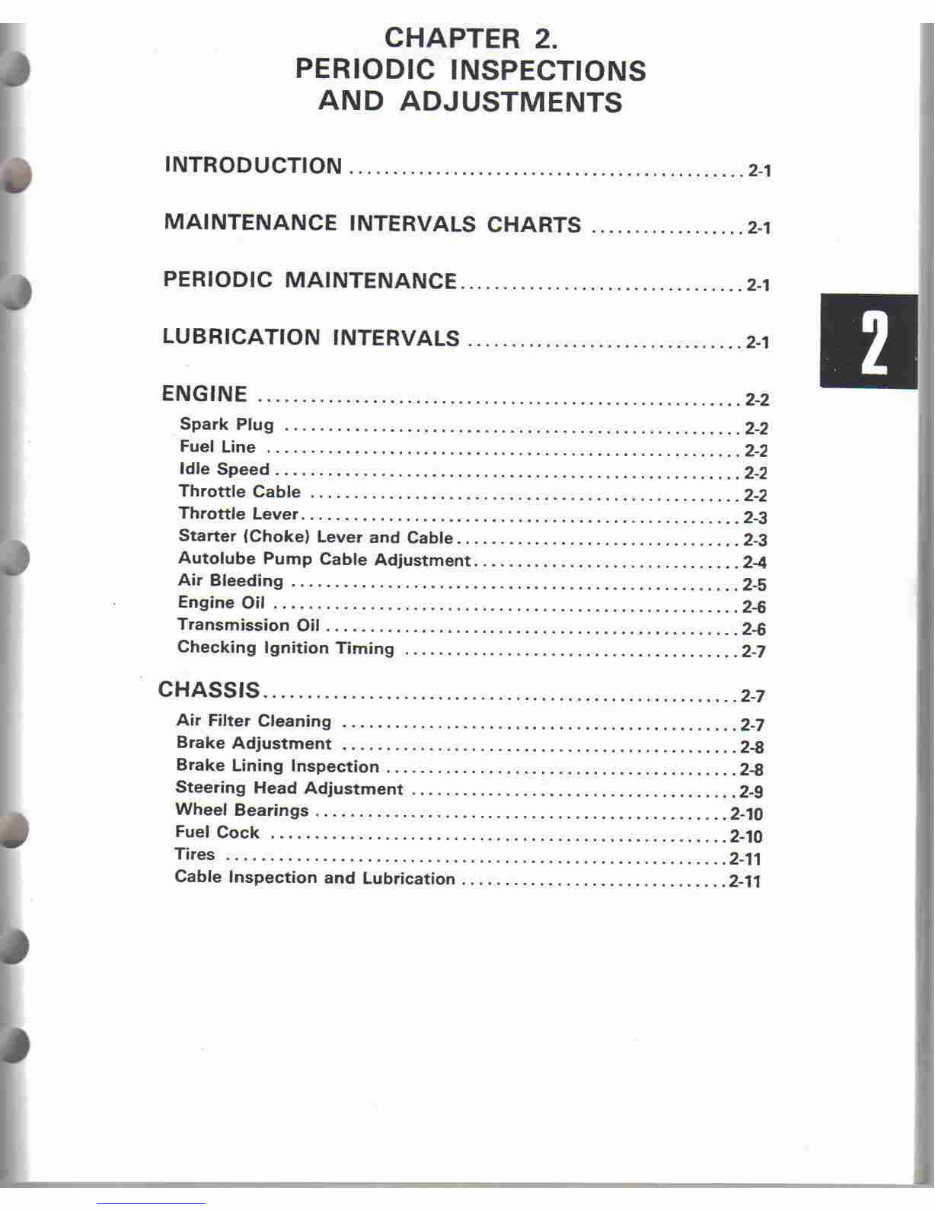 1984-1985 Yamaha Tri-Zinger YT60 Service & Repair Manual preview img 9