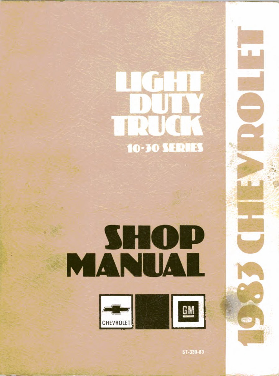 1983 Chevrolet Light Duty Truck 10 To 30 Service & Repair Manual preview img 1