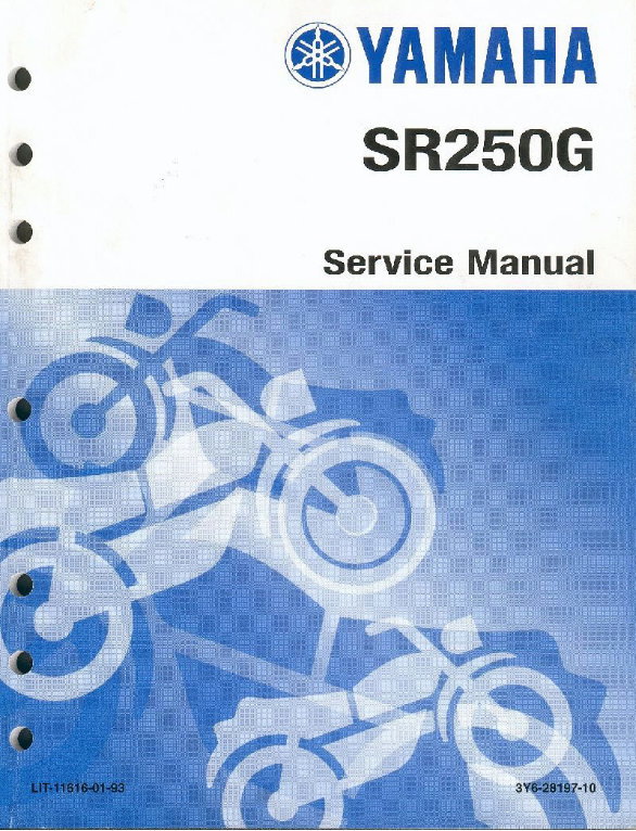 YAMAHA MOTOCYCLES SR250 Full Service Repair Manual preview img 1