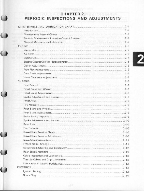 YAMAHA MOTOCYCLES SR250 Full Service Repair Manual preview img 5