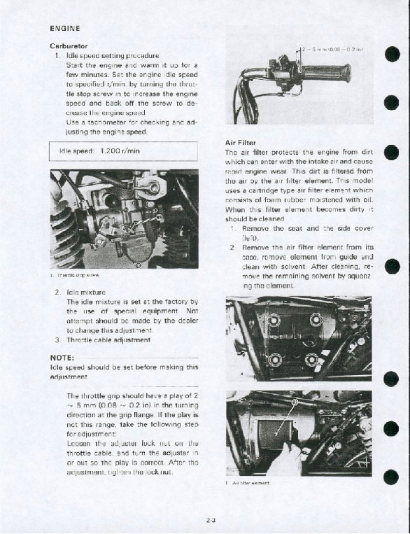 YAMAHA MOTOCYCLES SR250 Full Service Repair Manual preview img 8