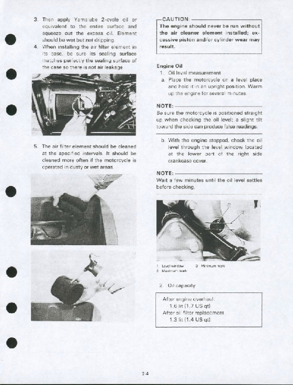 YAMAHA MOTOCYCLES SR250 Full Service Repair Manual preview img 9