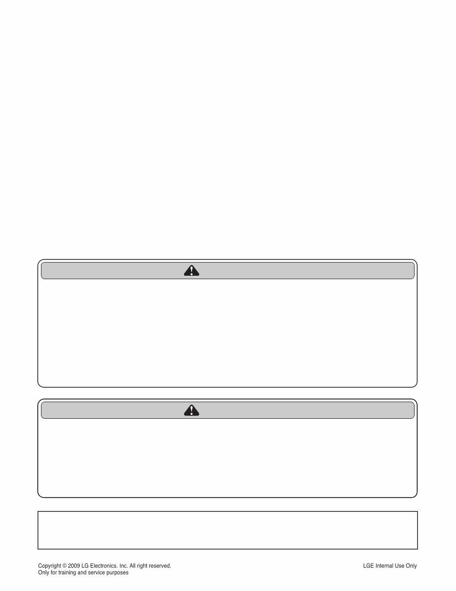 LG LDG3017ST Service Manual Repair Guide preview img 2