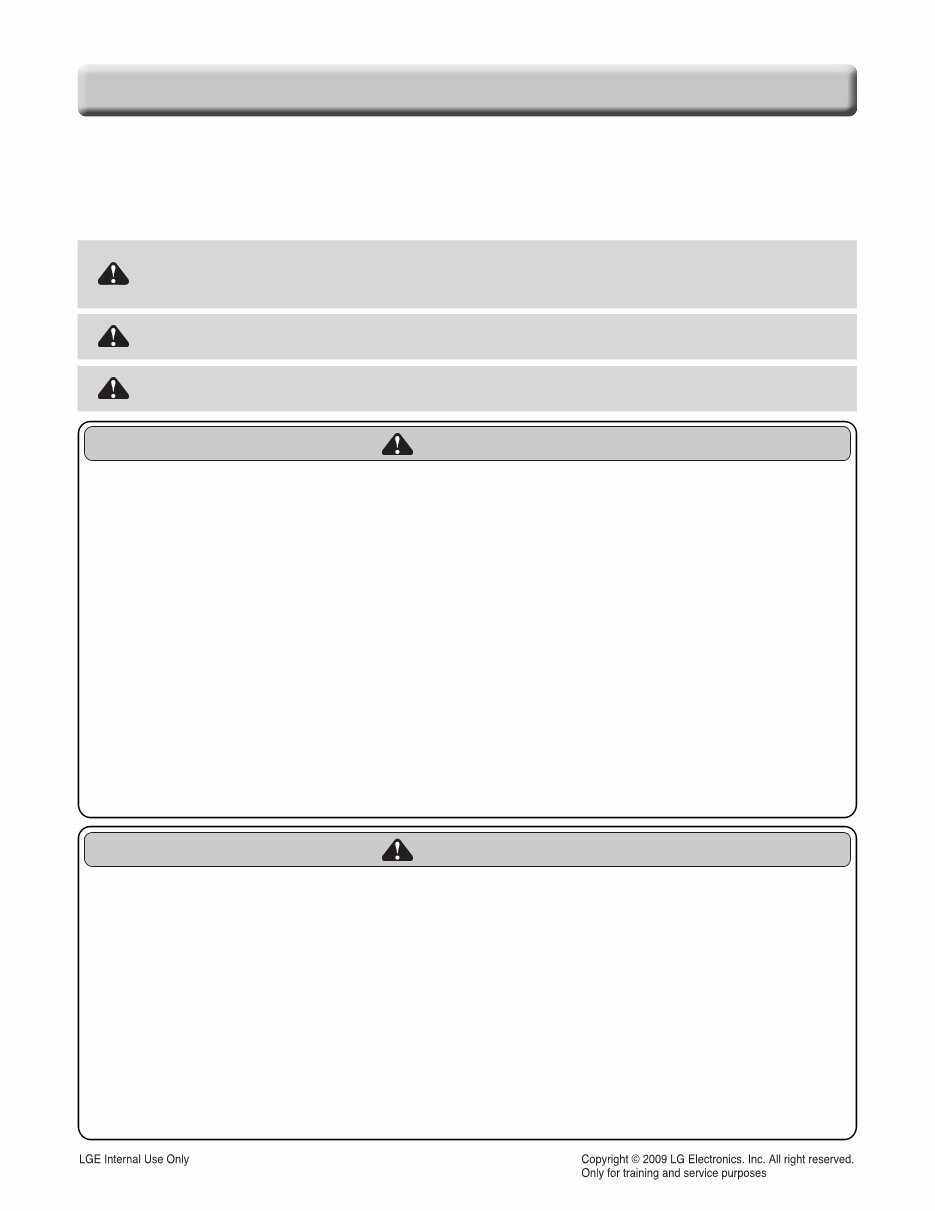 LG LDG3017ST Service Manual Repair Guide preview img 5