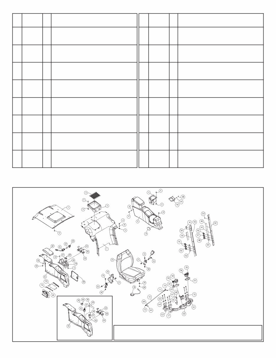 ASV Posi-Track SR 70 Track Loader Master Parts Manual preview img 7
