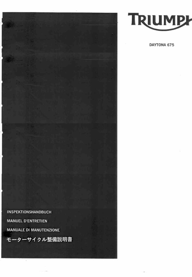 2006-2011 Triumph Daytona 675 Service Repair Manual preview img 1
