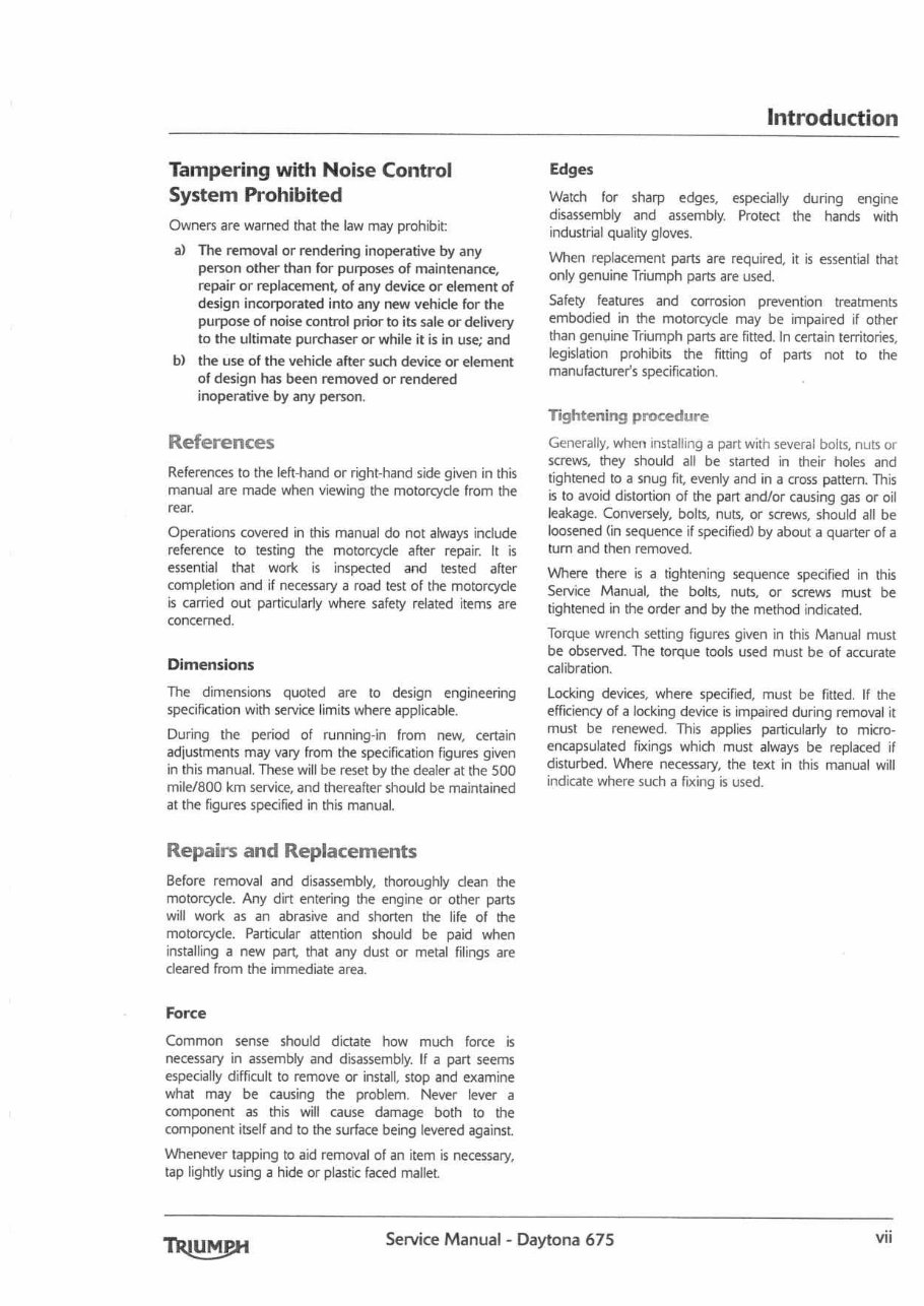 2006-2011 Triumph Daytona 675 Service Repair Manual preview img 7