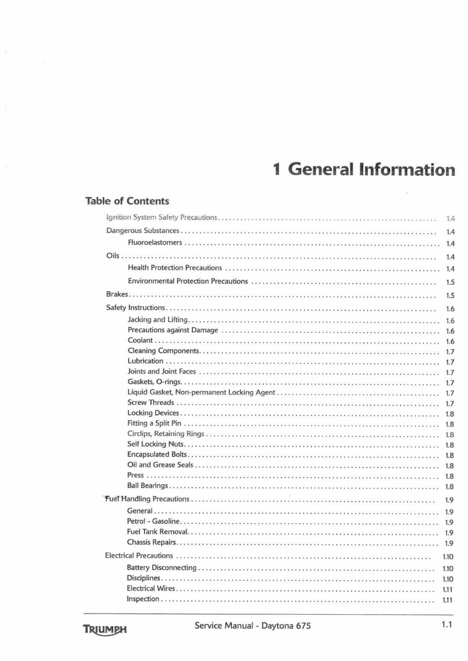 2006-2011 Triumph Daytona 675 Service Repair Manual preview img 9