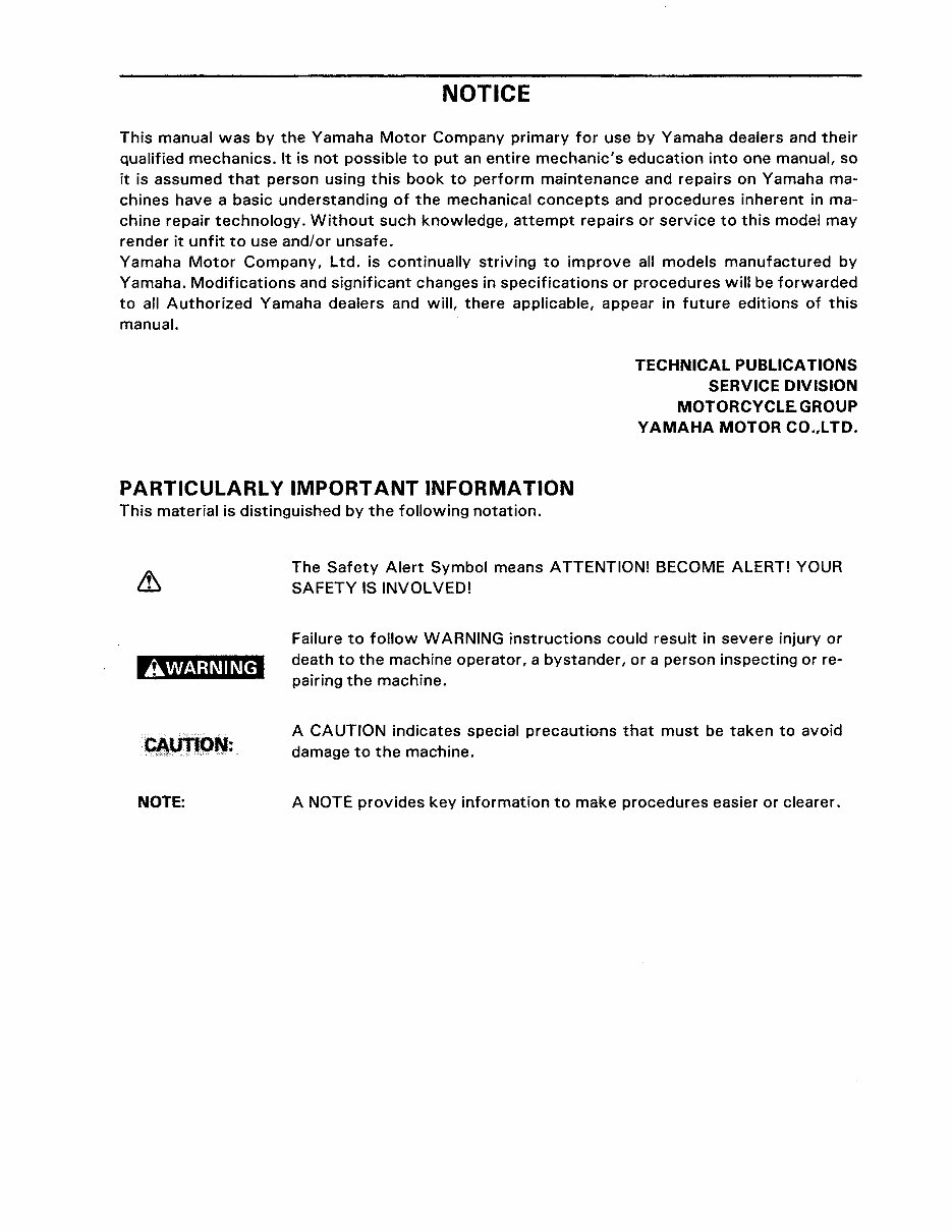  Yamaha RT100 RT 100 90-00 Service Repair Workshop Manual preview img 3