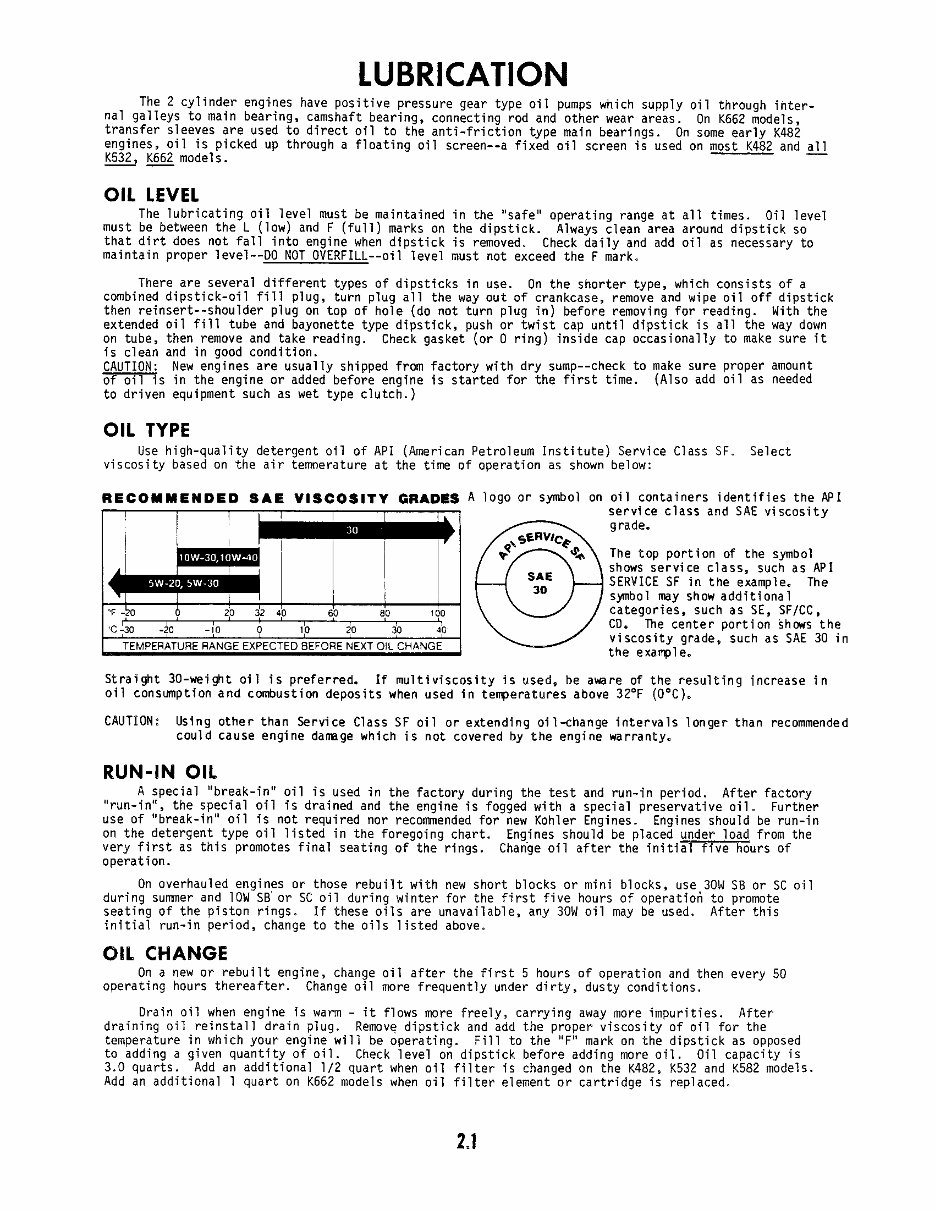 KOHLER K Series Model K582 23HP Engine Workshop Manual preview img 7