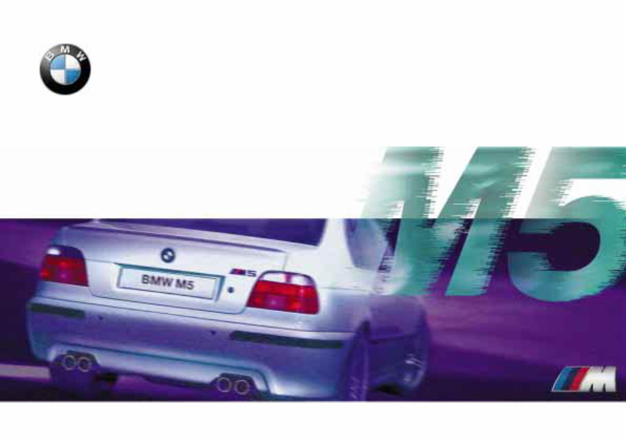 BMW E39 M5 Owners Manual - INSTANT ! preview img 1