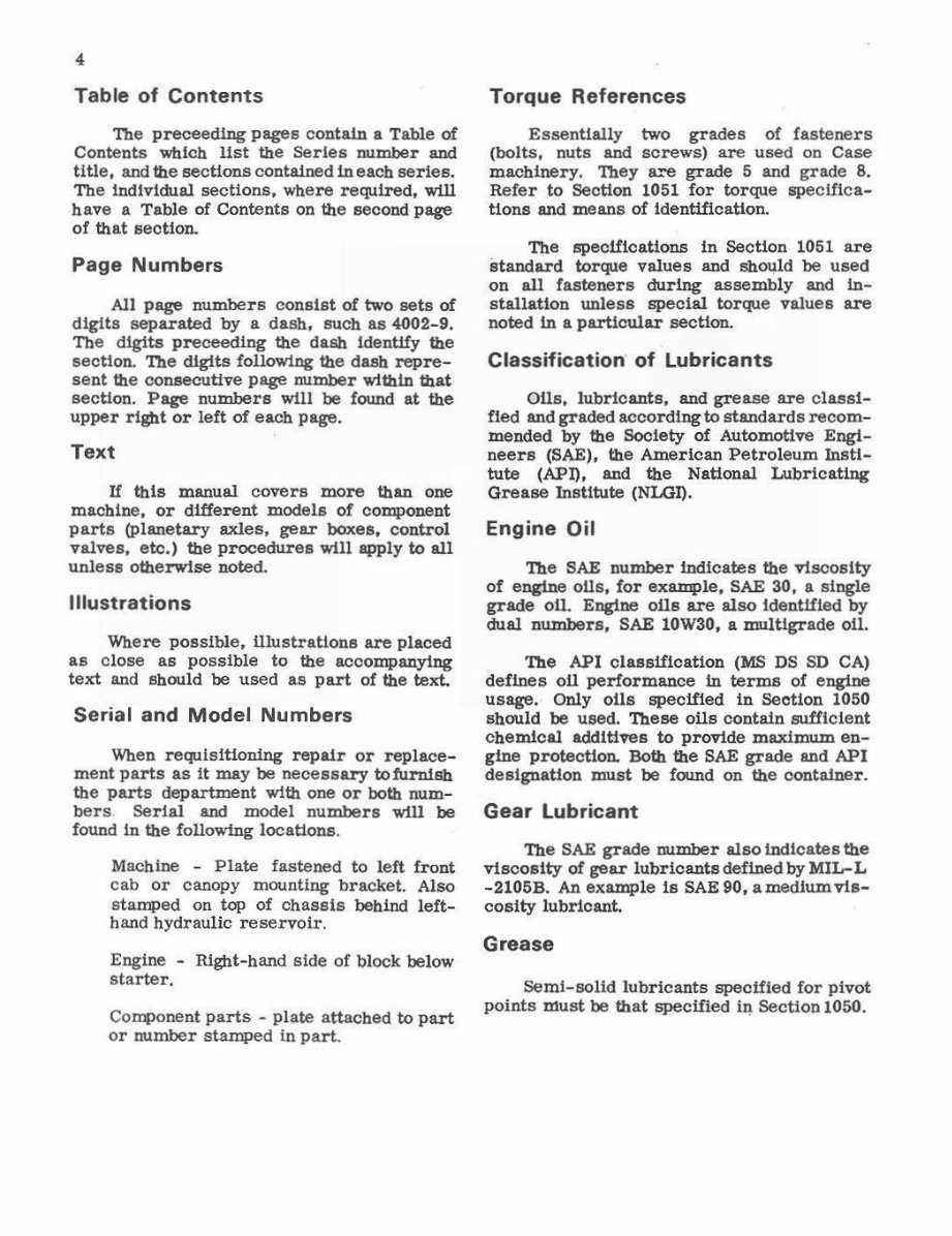 Case 580C TLB Tractor Service Manual, Owners & Parts Catalog -3- Manuals - preview img 5