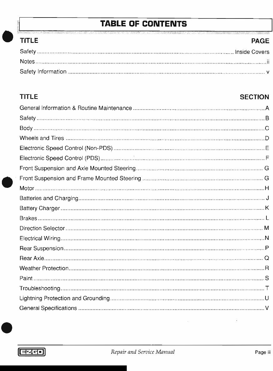 EZ-GO Freedom & PDS Freedom Complete Workshop Service Repair Manual 2001 2002 2003 2004 2005 2006 preview img 3