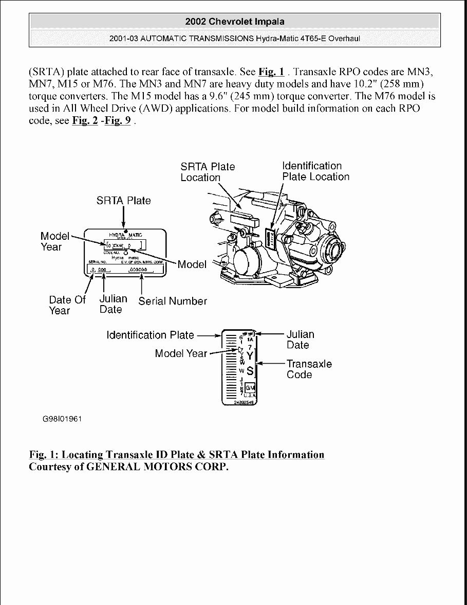 2001 Pontiac Grand Prix Service & Repair Manual preview img 2