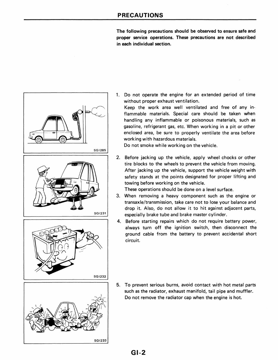 1990 Nissan Truck/Pathfinder (D21 Series) OEM Service & Repair Manual preview img 4