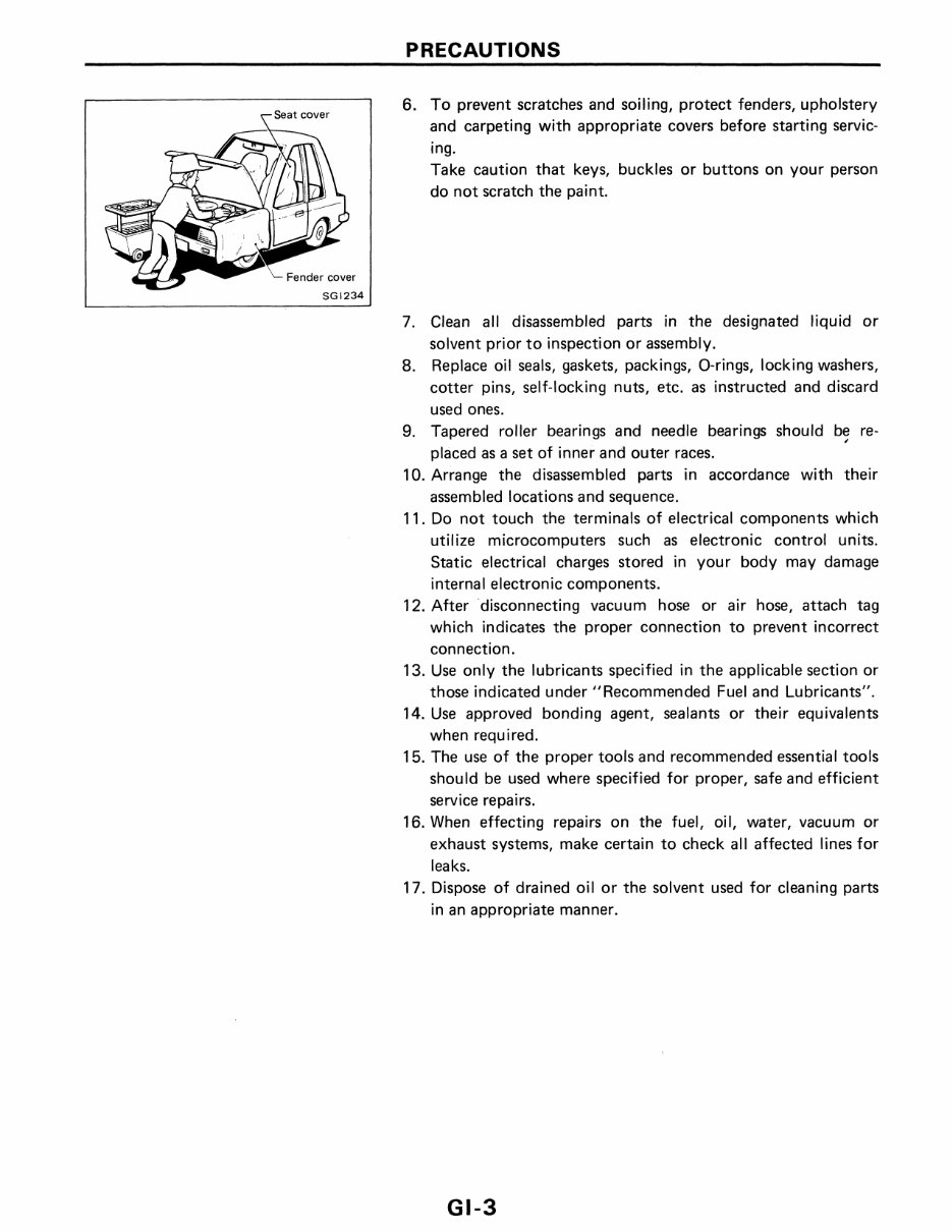1990 Nissan Truck/Pathfinder (D21 Series) OEM Service & Repair Manual preview img 5