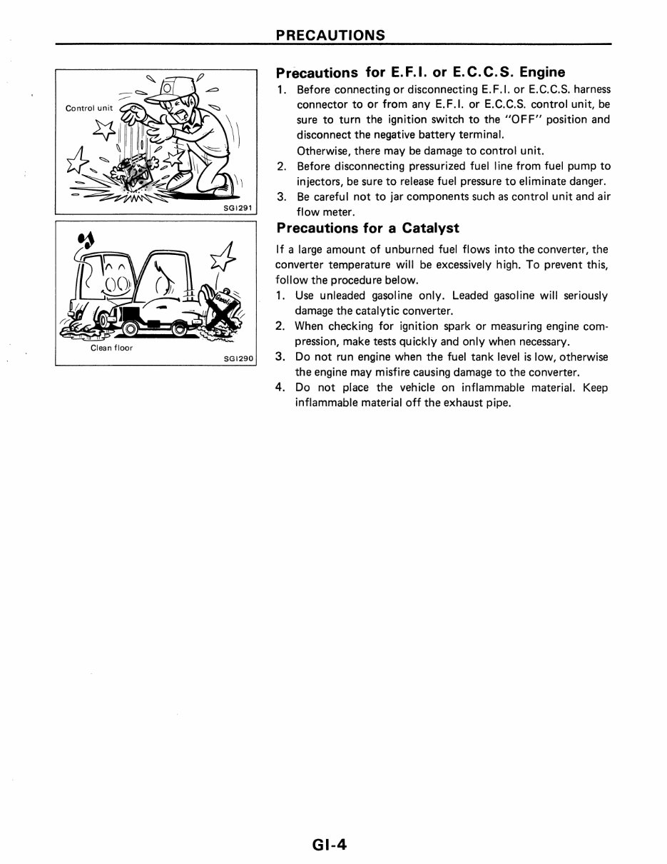 1990 Nissan Truck/Pathfinder (D21 Series) OEM Service & Repair Manual preview img 6