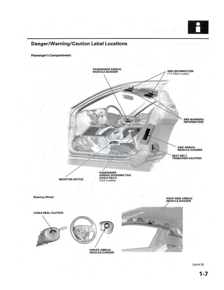 2014 Honda CR-Z Repair Manual preview img 9