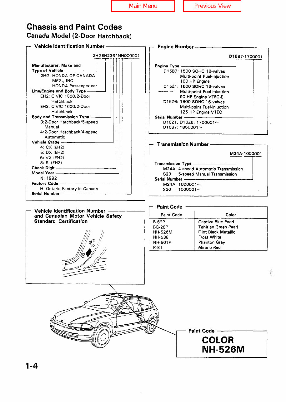 1992-1995 Honda Civic Service & Repair Manual preview img 6