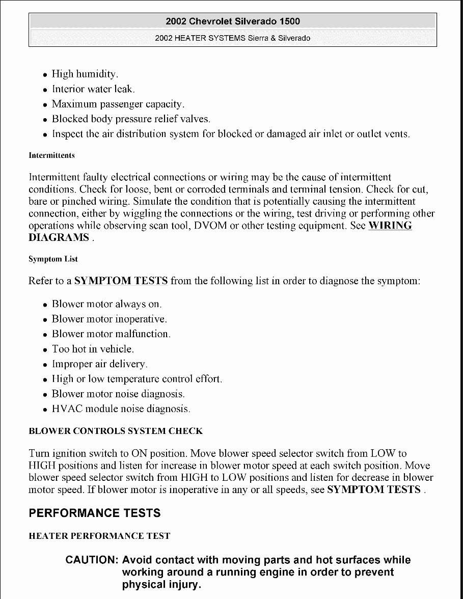 2002 Chevrolet Silverado 2500 Service & Repair Manual preview img 6