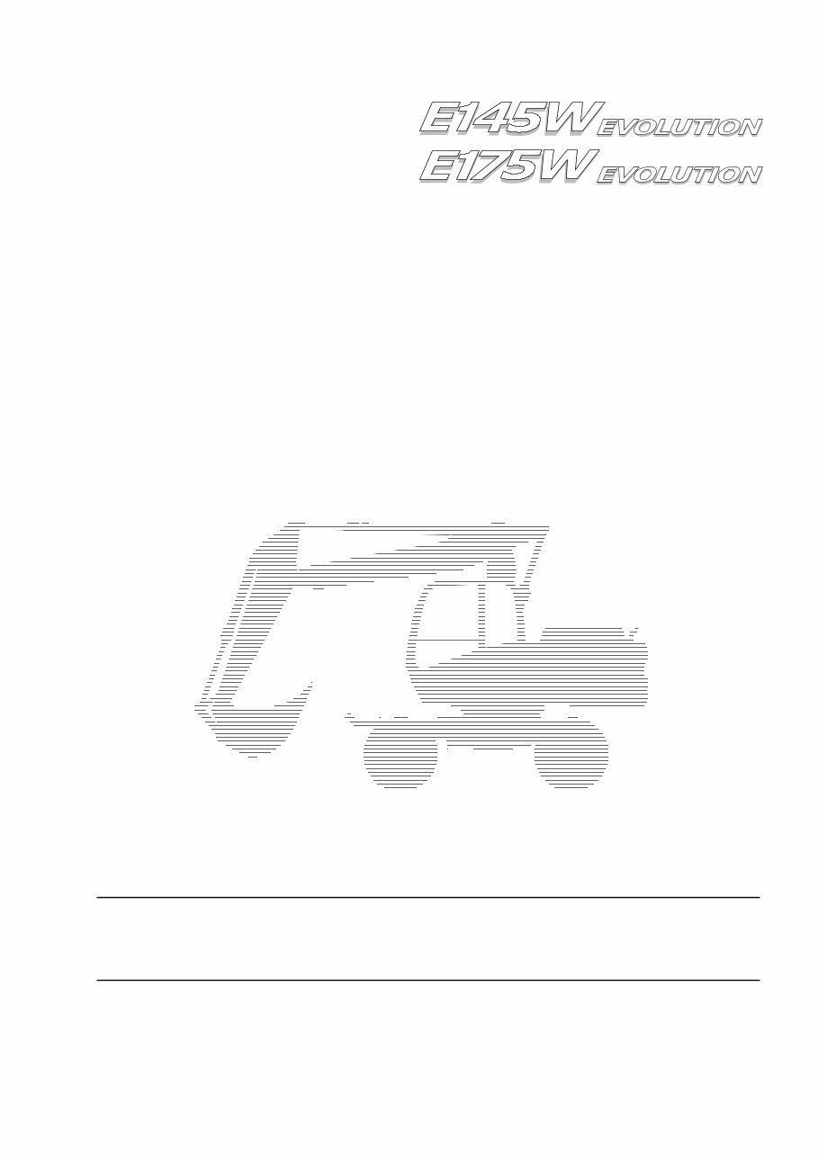 Fiat Kobelco E145W E175W Crawler Excavator Service Manual preview img 1