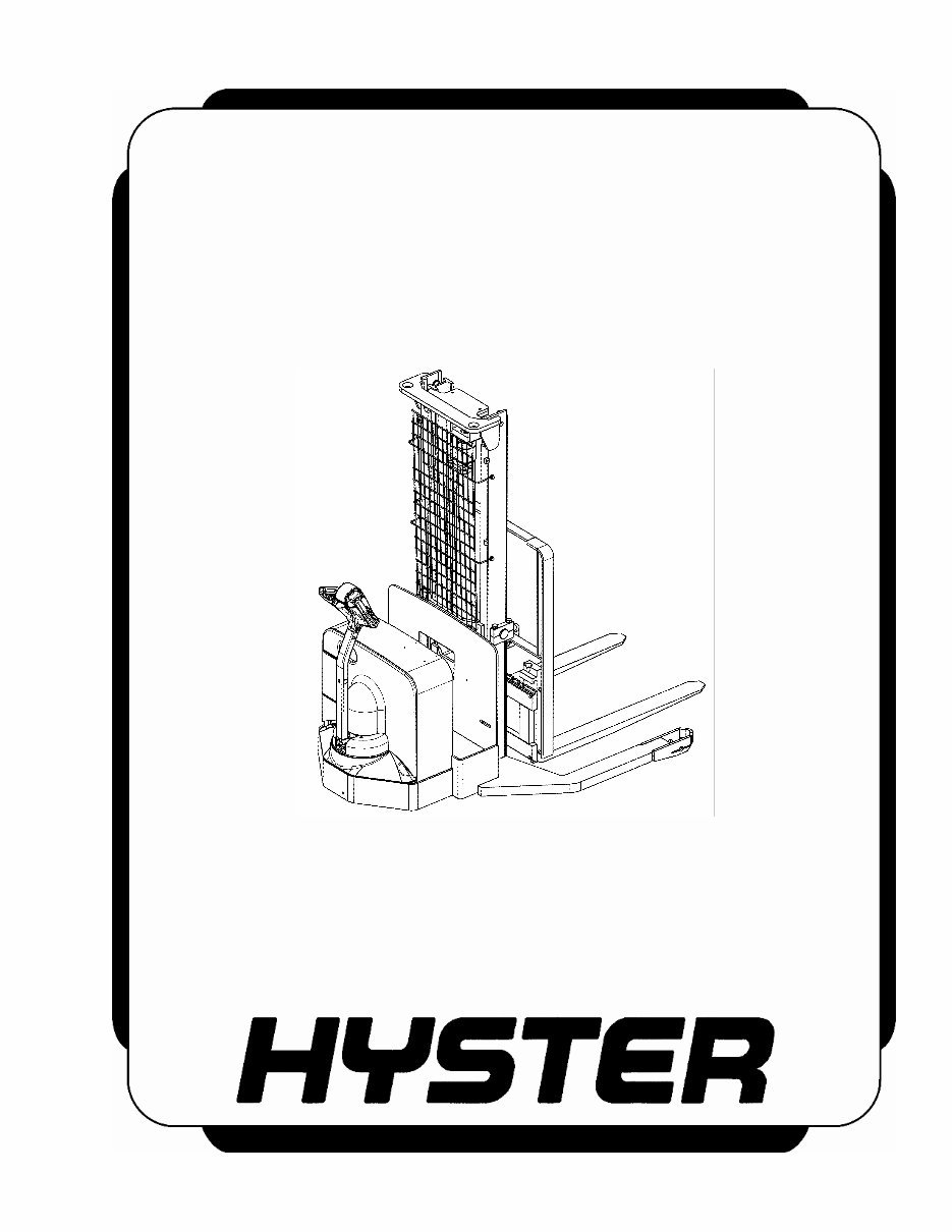 Hyster B495 (W25ZA2 W30ZA2) Forklift Complete Workshop Service Repair Manual preview img 1