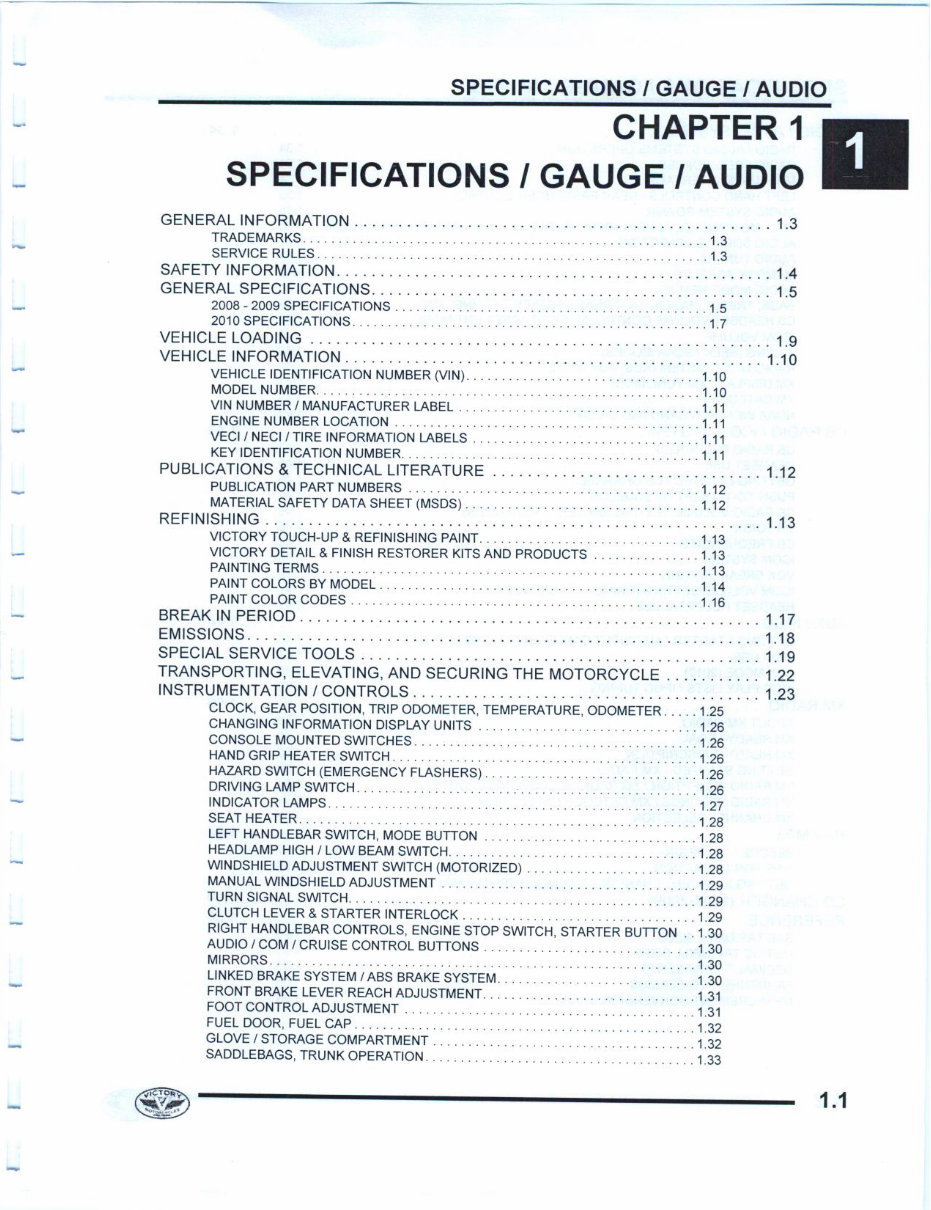 2008-2010 Victory Vision Service manual preview img 2