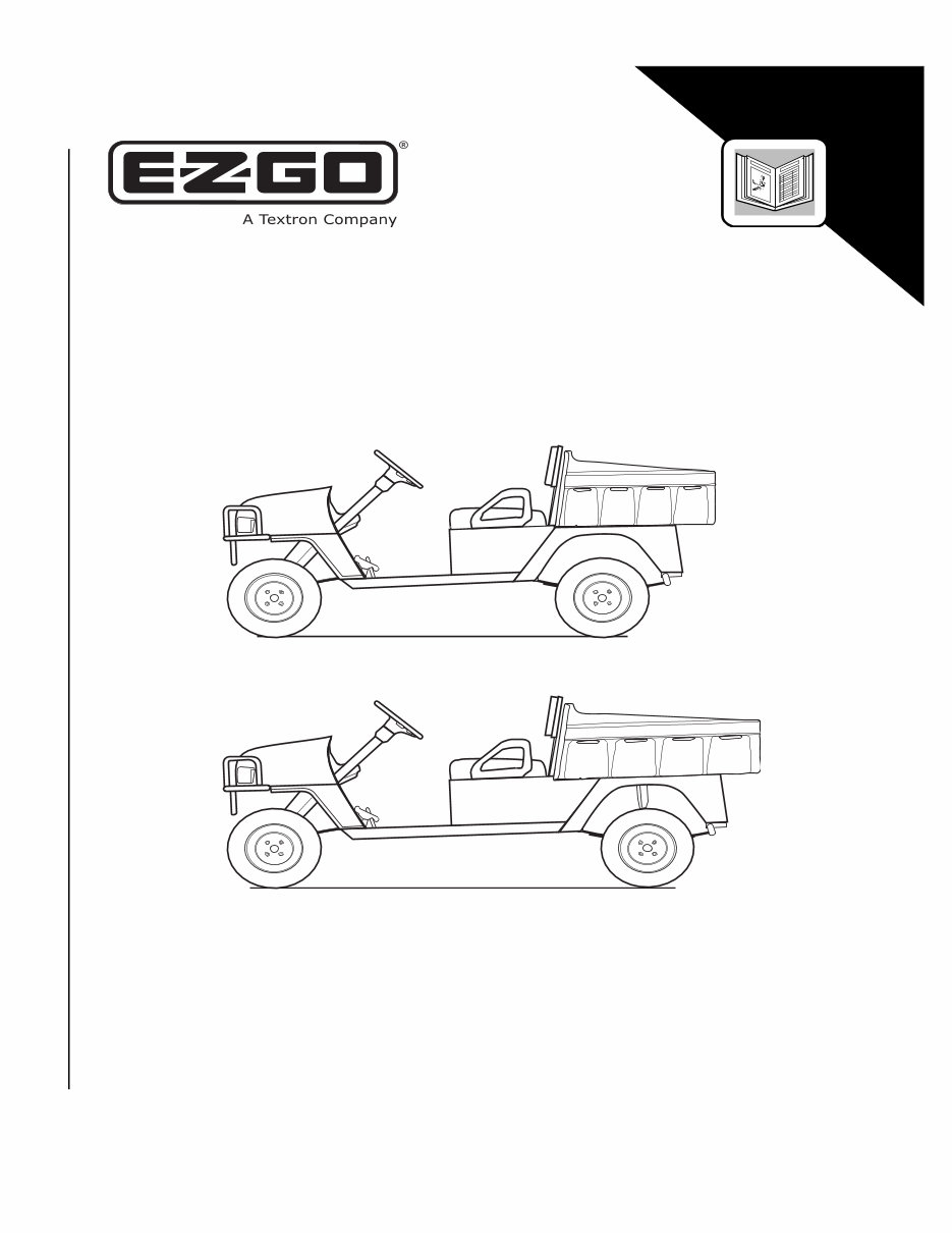 2008-2013 EZGO ST Sport Gas Utility Vehicle Service & Repair Manual preview img 1