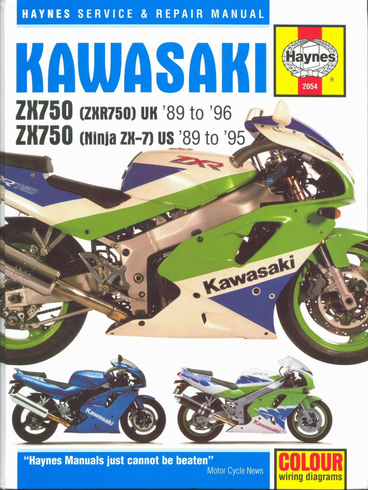 Kawasaki ZXR750 ZXR 750 1995 Repair Service Manual