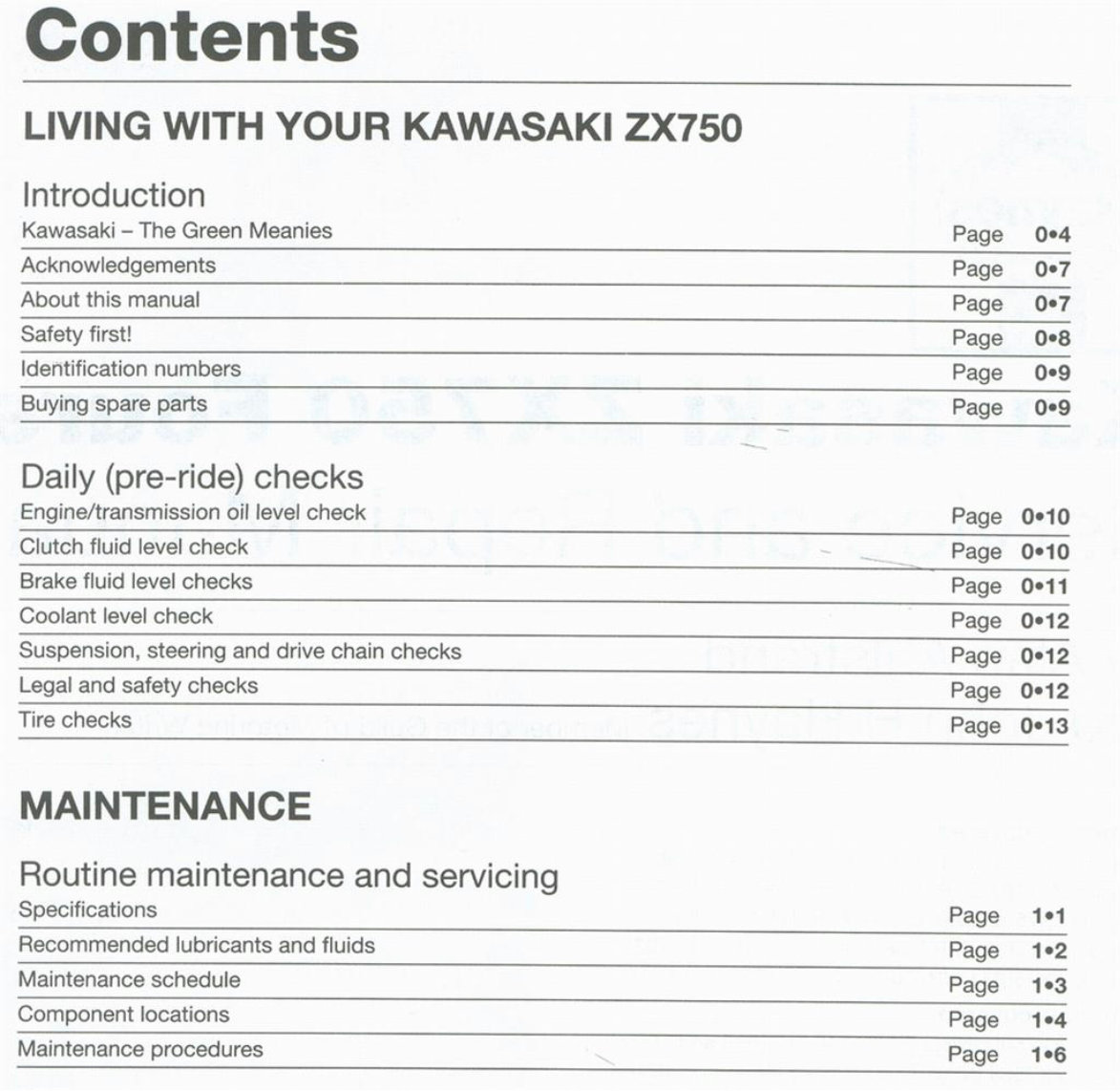 Kawasaki ZXR750 ZXR 750 1994 Repair Service Manual