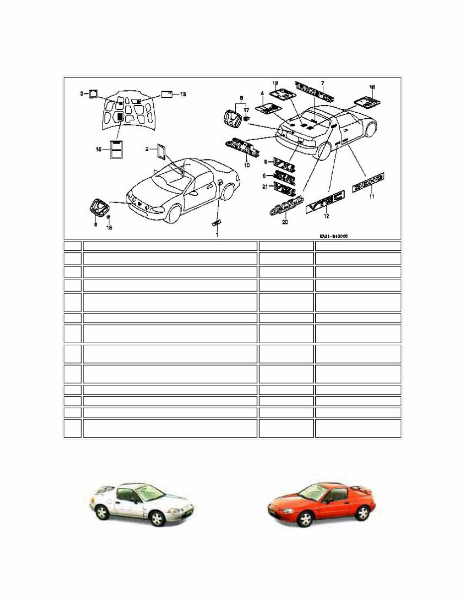 1993-1997 Honda Delsol Service & Repair Manual preview img 9