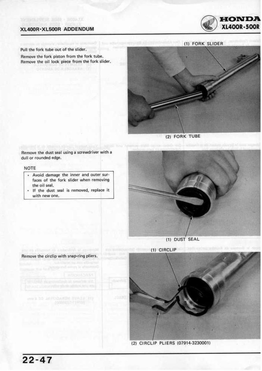 1982 HONDA XL400R & XL500R Service Repair Manual !!! preview img 3