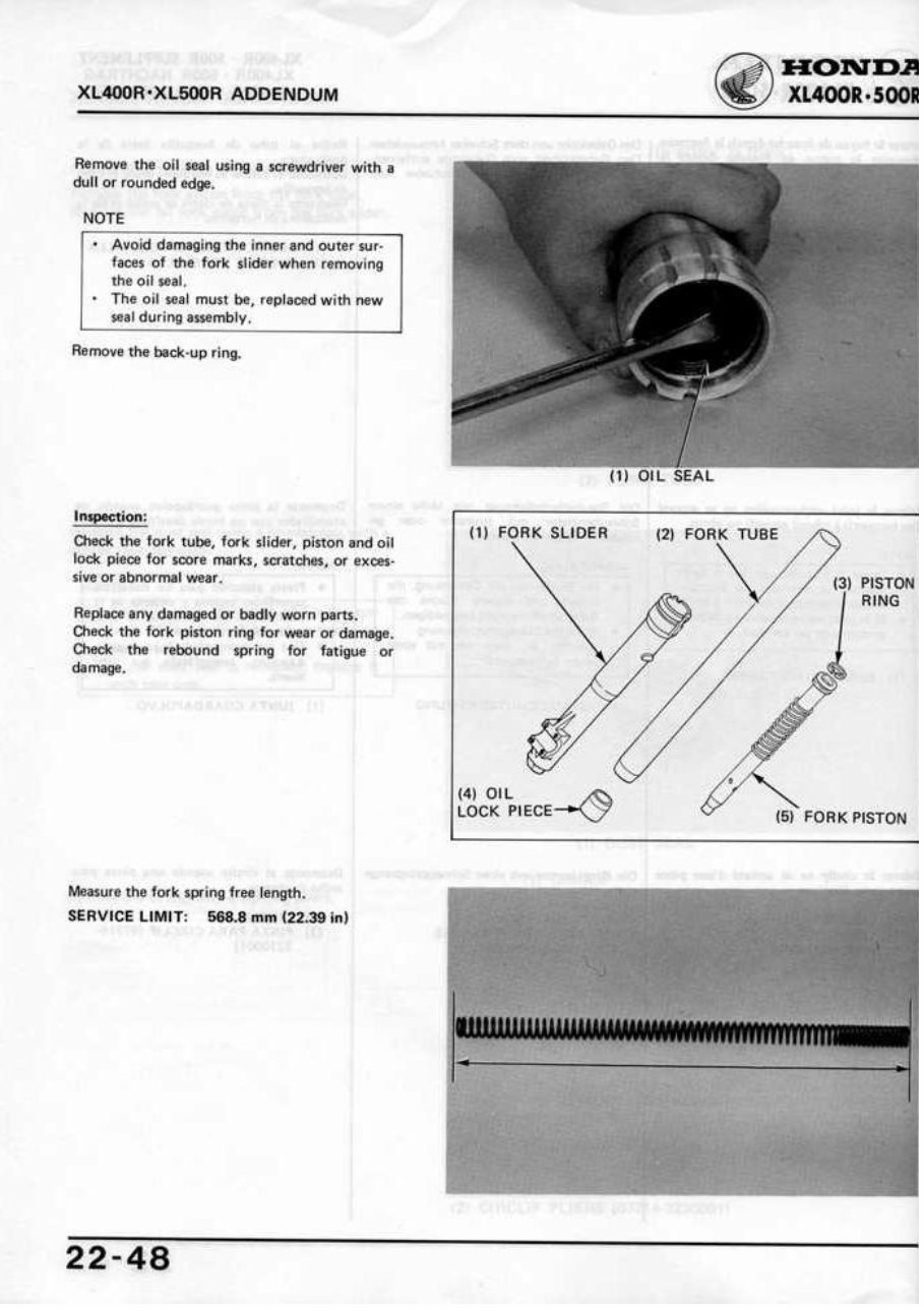 1982 HONDA XL400R & XL500R Service Repair Manual !!! preview img 4