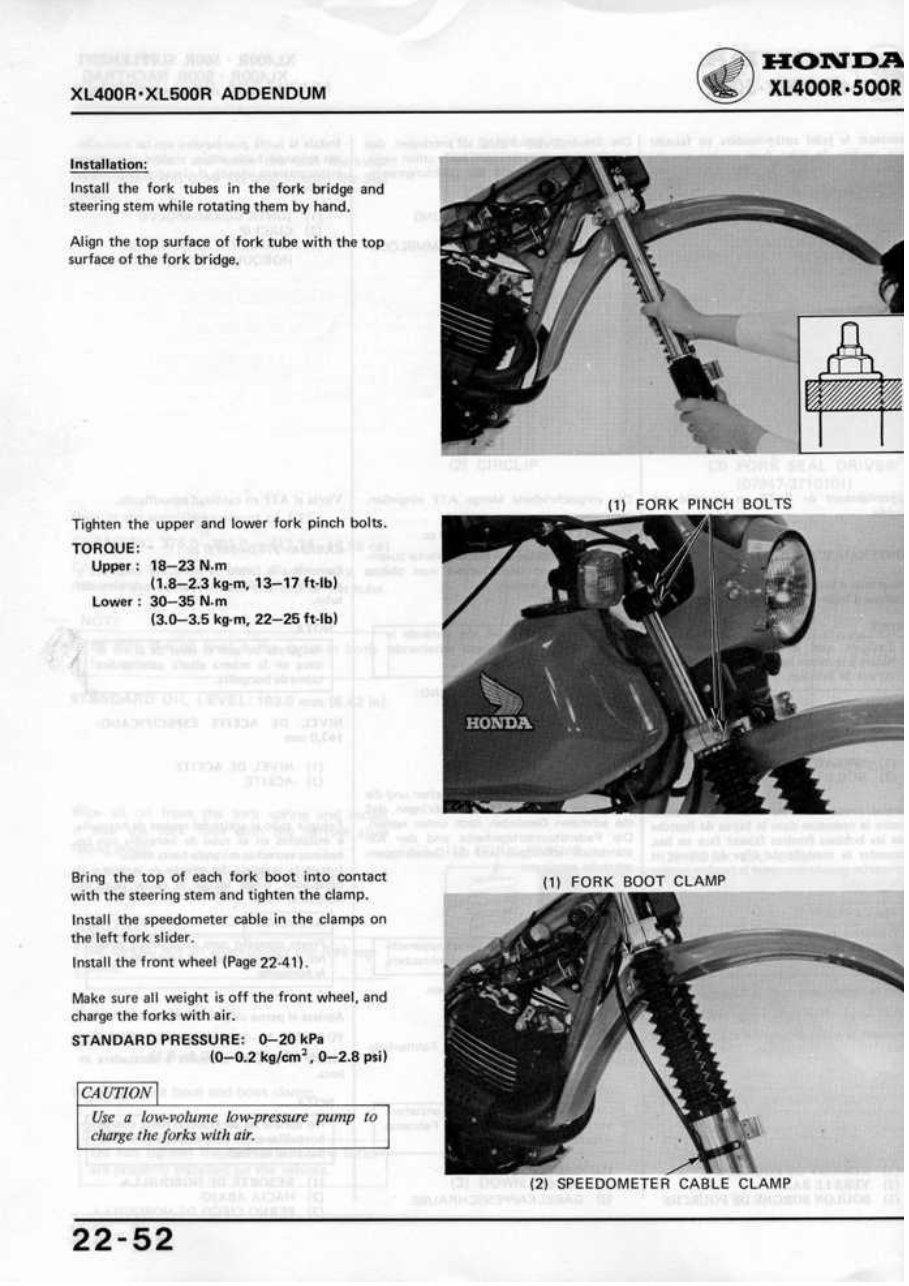 1982 HONDA XL400R & XL500R Service Repair Manual !!! preview img 8