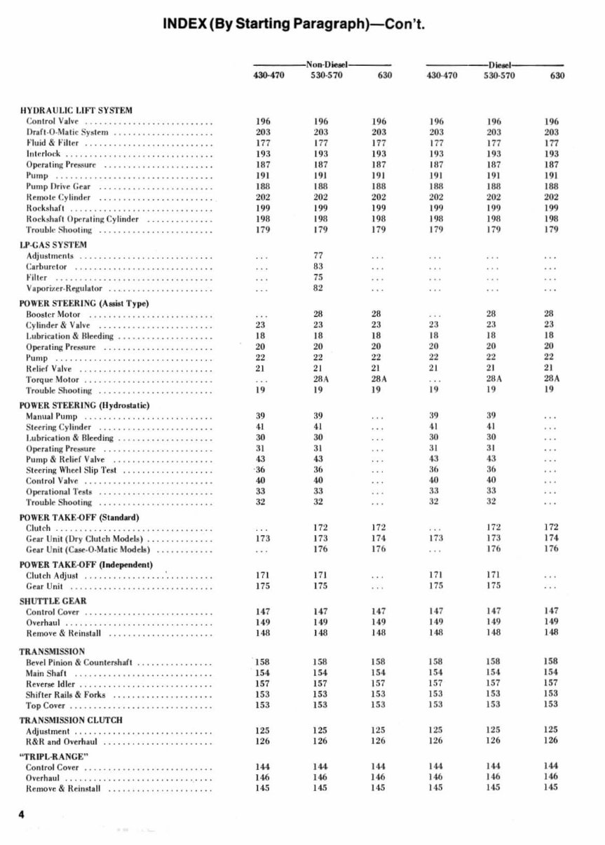 1956-1960 Case 430, 440, 470, 530, 540, 570, 630, 640 Tractor Service & Repair Manual preview img 4