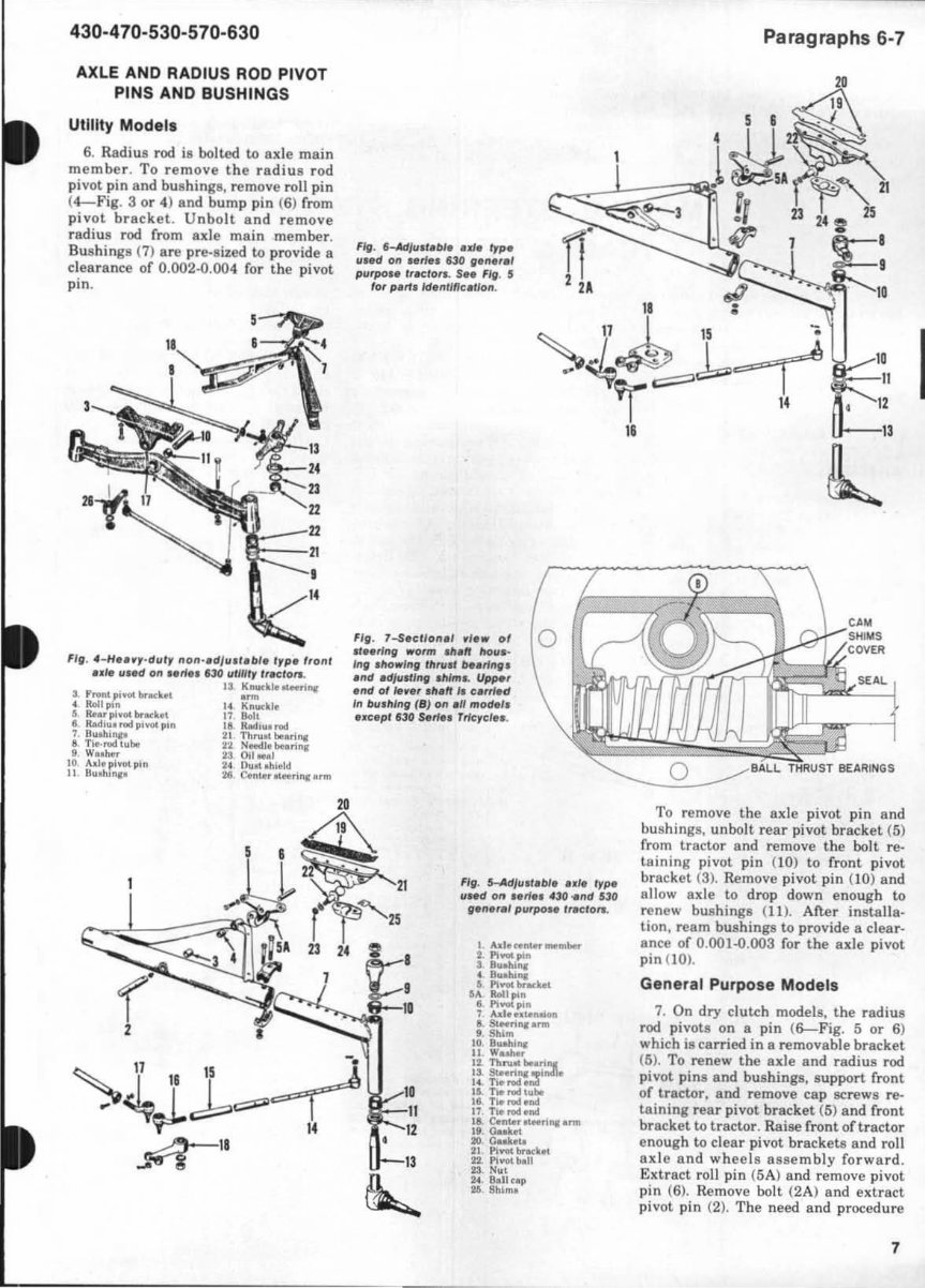 1956-1960 Case 430, 440, 470, 530, 540, 570, 630, 640 Tractor Service & Repair Manual preview img 7