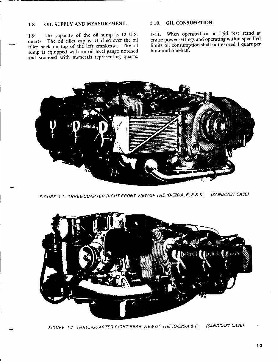 Continental IO-520 aircraft engine overhaul manual preview img 10