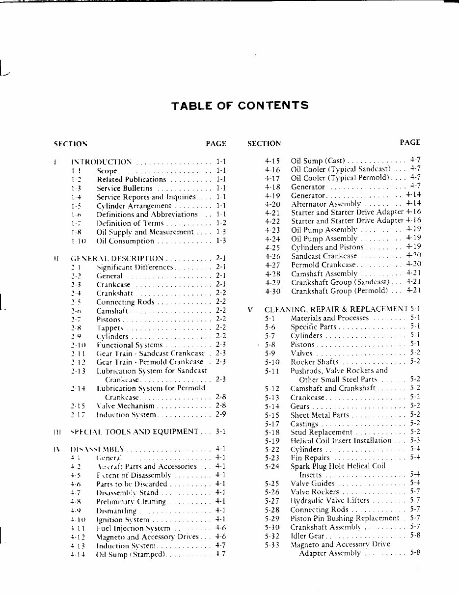 Continental IO-520 aircraft engine overhaul manual preview img 3