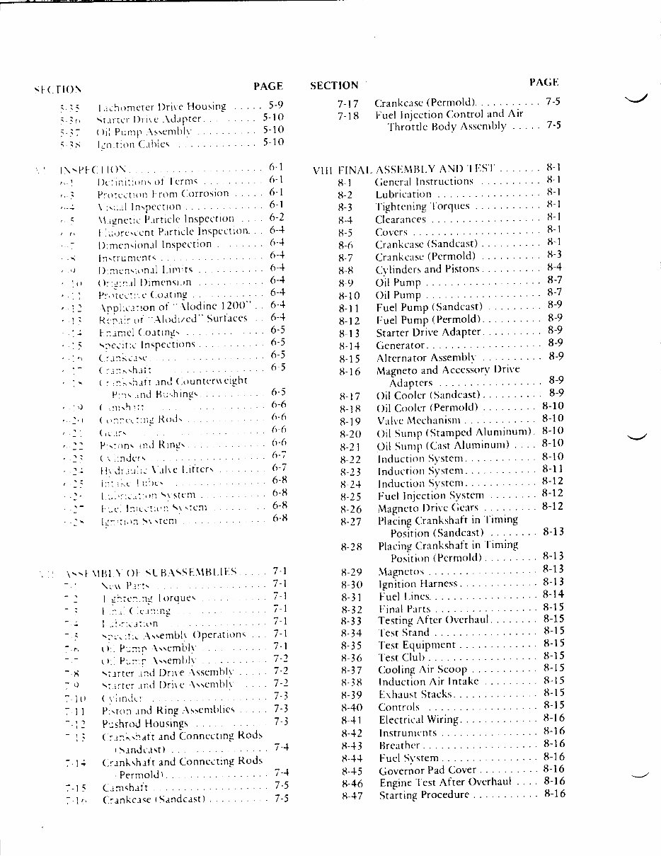 Continental IO-520 aircraft engine overhaul manual preview img 4