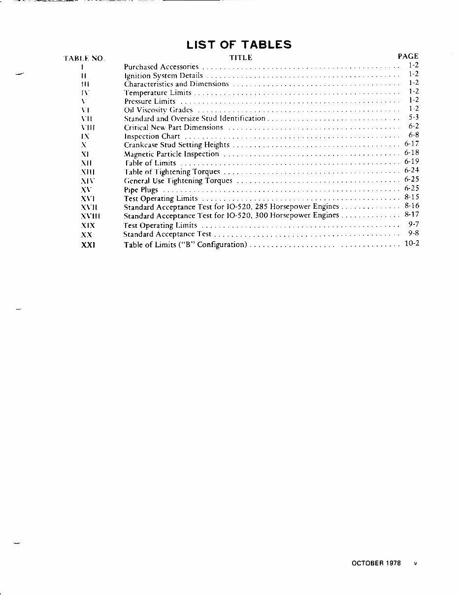Continental IO-520 aircraft engine overhaul manual preview img 7