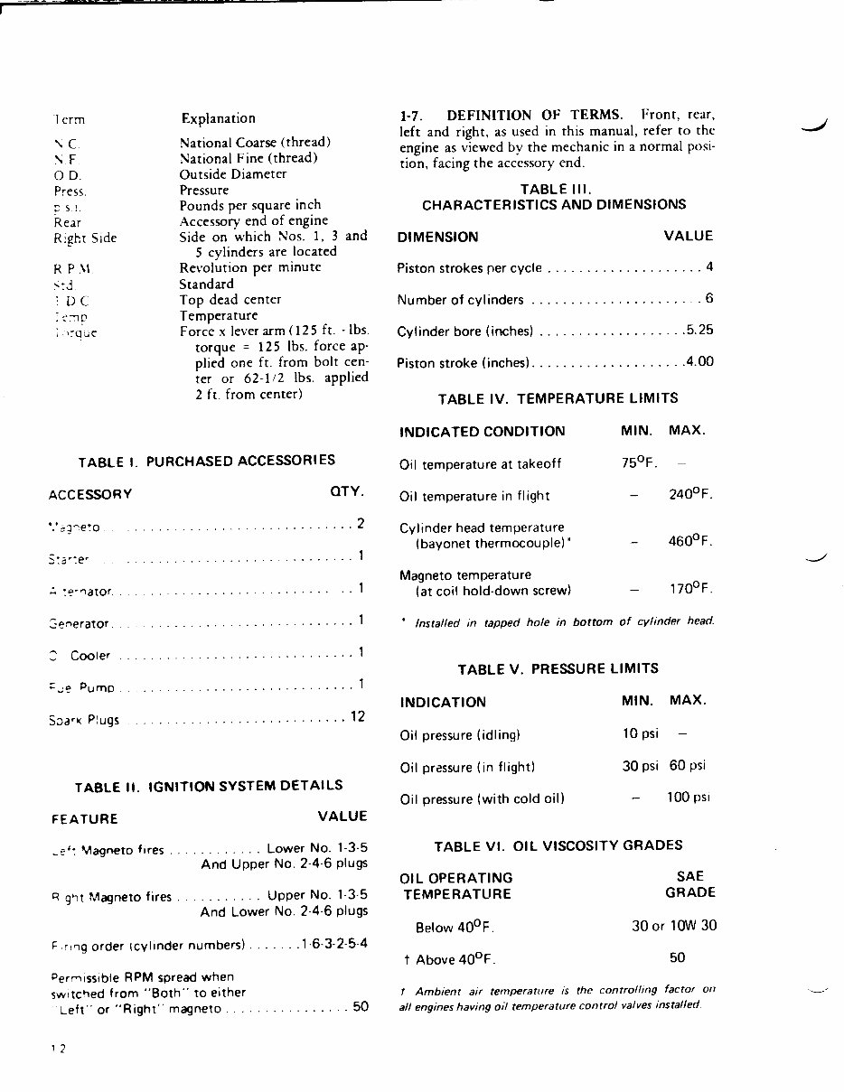 Continental IO-520 aircraft engine overhaul manual preview img 9